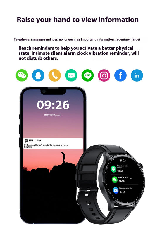 Reloj Inteligente Pantalla Grande HD con Monitoreo Cardíaco y Oxígeno en Sangre - Image 33