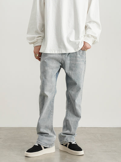 Jeans Acampanados de Cintura Alta Estilo Urbano Americano - Image 10