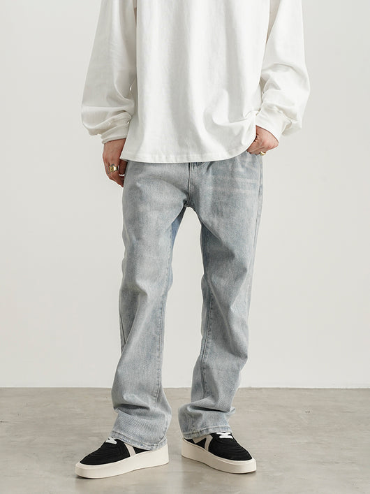 Jeans Acampanados de Cintura Alta Estilo Urbano Americano - Image 10