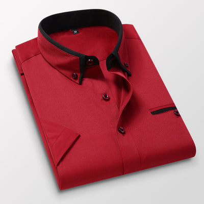 Camisa Casual Slim Fit Sin Planchado para Hombre - Image 4