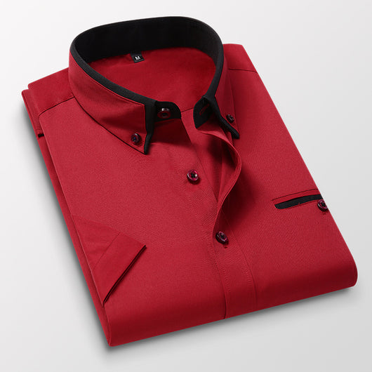 Camisa Casual Slim Fit Sin Planchado para Hombre - Image 4