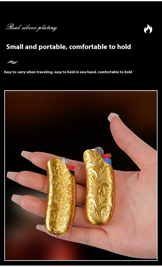 Encendedor Metálico con Protector de Seguridad - Diseño Ergonómico - Image 26