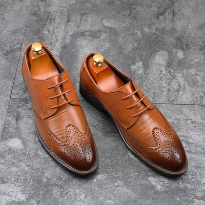 Zapatos de Cuero Formal para Hombre Talla Grande
