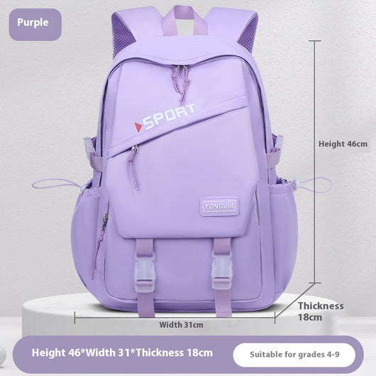 Mochila Escolar de Gran Capacidad Trend Simple - Image 8