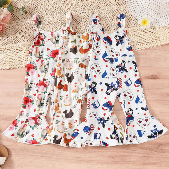 Pantalones Harem Tipo Mono para Niñas