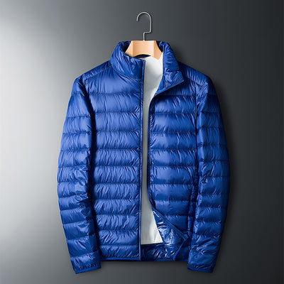 Chaqueta Acolchada de Plumas Ligera con Cuello de Pie para Otoño e Invierno - Image 25