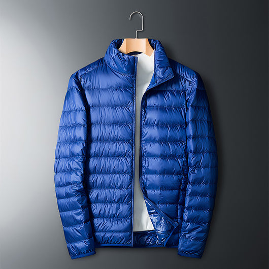 Chaqueta Acolchada de Plumas Ligera con Cuello de Pie para Otoño e Invierno - Image 25