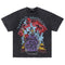 Camiseta Estampado Demonio Manga Corta para Hombre