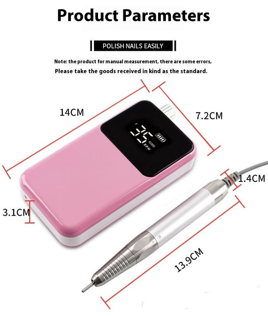 Pulidora de Uñas Inalámbrica Recargable Portátil - Image 7