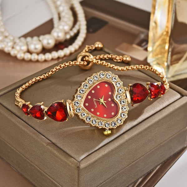 Reloj de Cuarzo Corazón Adorable - Diseño Casual Elegante - Image 3