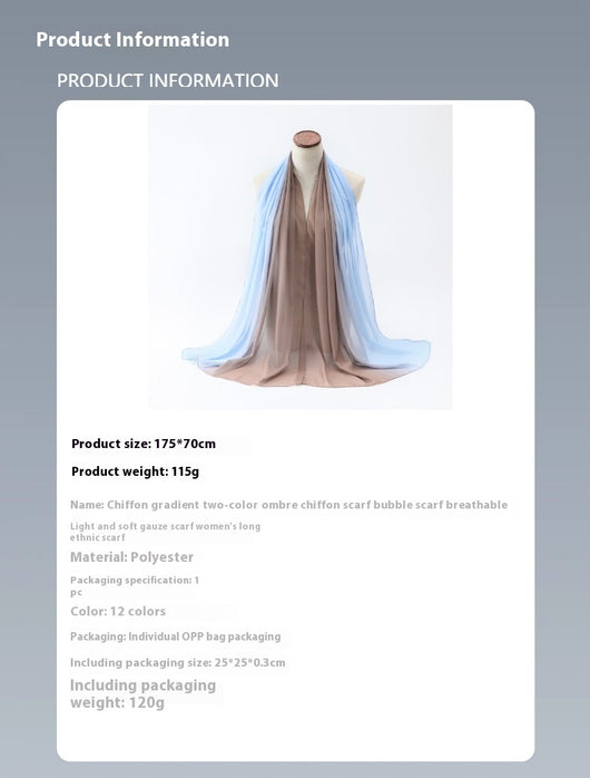 Pañuelo Étnico Transpirable y Suave para Mujer con Textura Burbuja - Image 18
