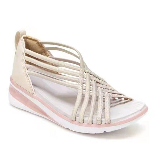 Sandalias Romanas Grandes para Mujer con Diseño de Boca de Pez - Image 5