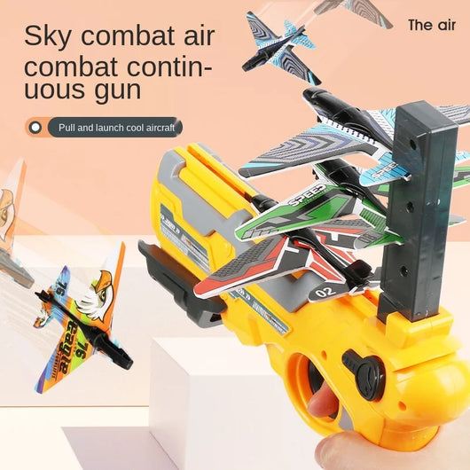 Lanzador de Planeadores Giratorios para Niños - Juguete Volador Manual - Image 18