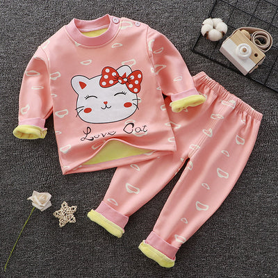 Conjunto Térmico Infantil Forrado en Fleece para Niños y Niñas - Image 3