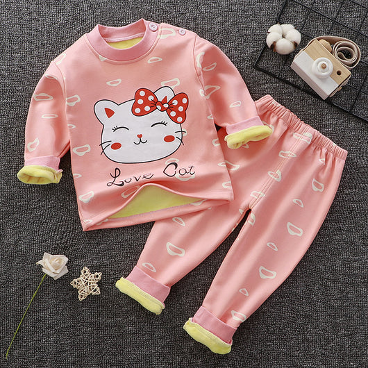 Conjunto Térmico Infantil Forrado en Fleece para Niños y Niñas - Image 3