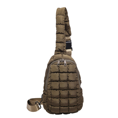 Bolsa Crossbody Acolchada Diamante para Mujer - Diseño Plisado Cloud - Image 16