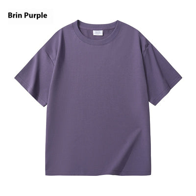 Camiseta Básica de Pareja Unisex - Colores Sólidos Modernos - Image 16