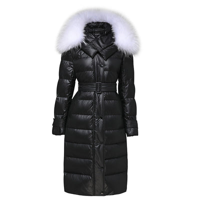 Chaqueta Acolchada Larga de Plumón para Mujer - Abrigo Cálido y Elegante - Image 7