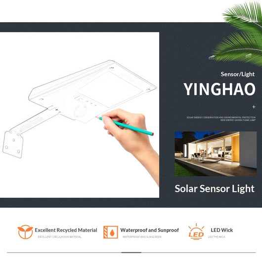 Luces Solares LED con Sensor de Movimiento - Impermeables para Exterior - Image 11