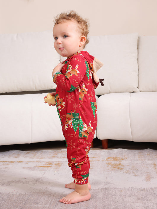 Conjunto Navideño Familiar de Pantalones Largos para Niños y Niñas - Image 47
