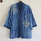 Cardigan Retro Japonés Tejido en 3D para Hombre