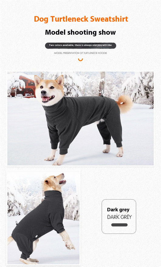 Abrigo Polar para Perros con Cuello Alto - Protección Térmica Completa - Image 13