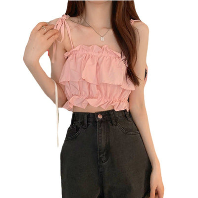 Top Fruncido Hot Girl con Tirantes Ajustables - Image 5