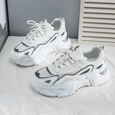 Zapatillas Estilo Dad Shoes Mujer Suela Gruesa Versátiles - Image 10