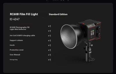 Luz de Relleno Bicolor RC60B con Control Remoto para Fotografía Profesional - Image 38