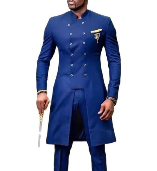 Traje Casual de Dos Piezas Cruzado para Hombre - Image 11