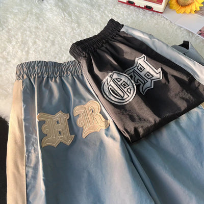 Shorts Deportivos Holgados con Bordado para Hombre - Image 7