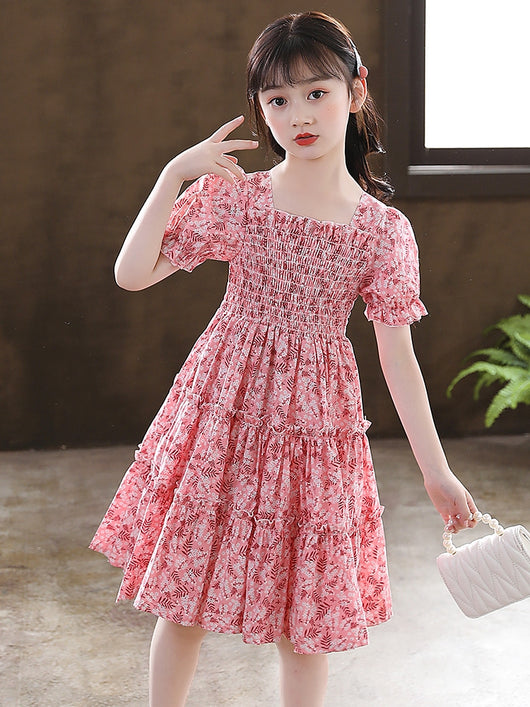 Vestido Floral de Algodón para Niñas - Diseño Moderno y Cómodo - Image 20