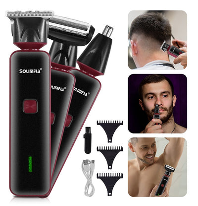 Afeitadora Multifuncional 3 en 1 para Hombre - Recortador de Vello Nasal - Image 16