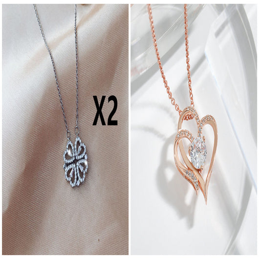 Collar Trébol de Cuatro Hojas Desmontable con Circones - Cadena Corta Multiuso para Mujer - Image 44