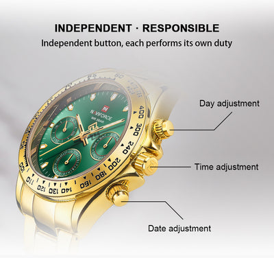 Reloj de Acero Inoxidable para Hombre - Resistente al Agua - Image 20
