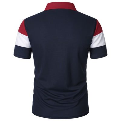 Camiseta Deportiva Hombre Rayas Pecho Contraste - Image 32