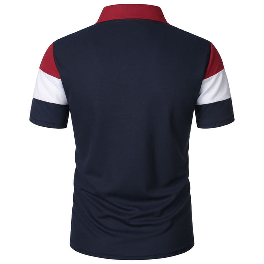 Camiseta Deportiva Hombre Rayas Pecho Contraste - Image 32