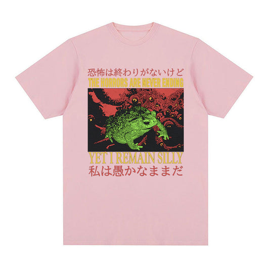 Camisa Suelta Estampada de Manga Corta para Hombre - Image 13