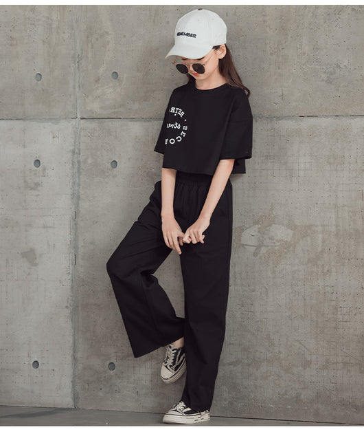 Conjunto Estampado: Camiseta Manga Corta + Pantalón Ancho Pierna Recta - Image 28