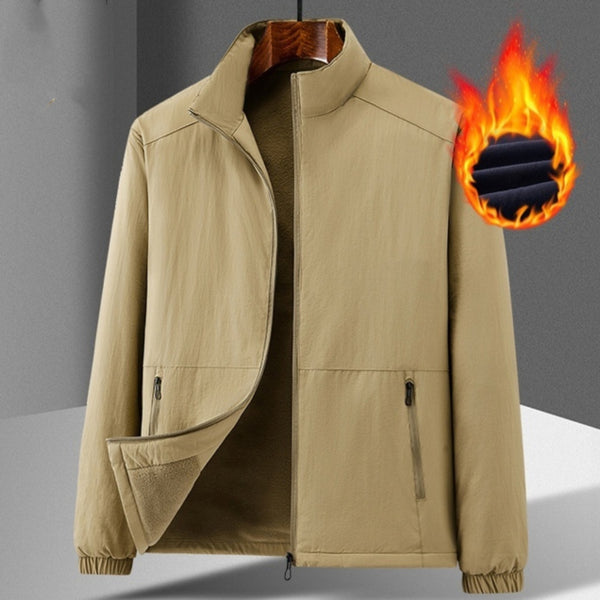 Chaqueta Deportiva Acolchada con Cuello Alzado para Hombre