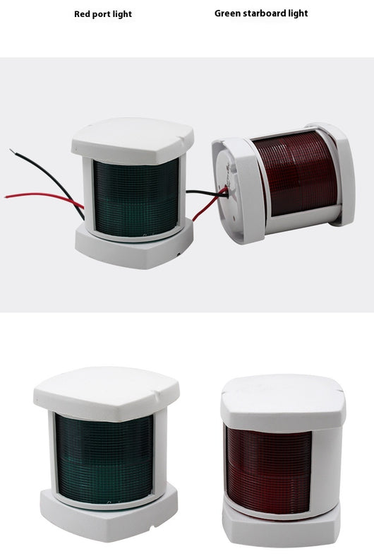 Luces de Navegación Marina 12V 24V - Señales Laterales Izquierda y Derecha con Foco - Image 14