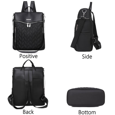 Mochila Oxford para Mujer Invierno - Gran Capacidad y Diseño Minimalista - Image 8