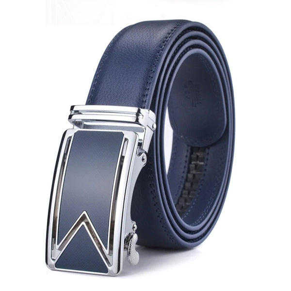 Cinturón de Cuero Genuino para Hombre con Hebilla Click Ajustable - Estilo Ejecutivo - Image 3