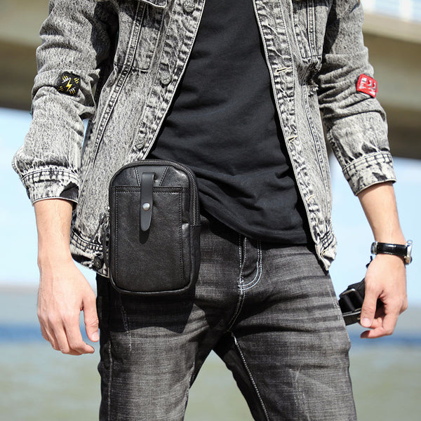 Bolsa Bandolera de Cuero Unisex - Diseño Moderno y Funcional