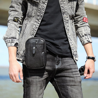 Bolsa Bandolera de Cuero Unisex - Diseño Moderno y Funcional