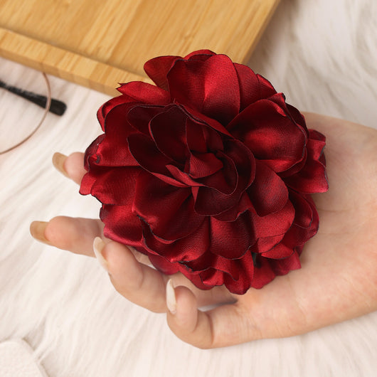 Pinza Camellia Satinada Minimalista Grande - Image 17