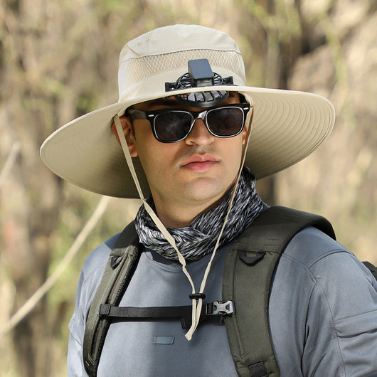 Sombrero de Ala Ancha para Senderismo y Pesca - Protección Solar UV - Image 2