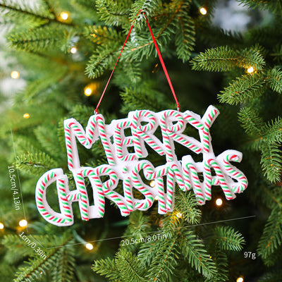Adornos Navideños de Arcilla Polimérica con Letras Personalizadas - Image 7