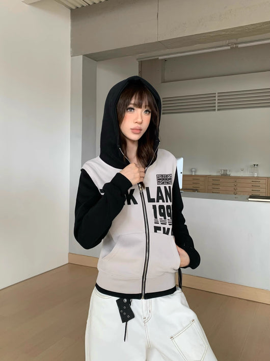Sudadera Estampada con Letras Ajustada para Mujer - Image 15