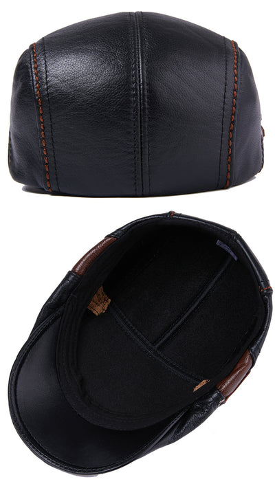 Boina de Cuero Genuino para Hombre - Image 14